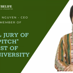 MS. HONG TRANG – CEO EDUBELIFE – MEMBER OF THE FINAL JURY OF THE CONTEST “IDEA PITCH” – HANOI UNIVERSITY