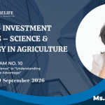 TRAINING PROGRAM NO. 10 TAXATION – INVESTMENT INCENTIVES – SCIENCE & TECHNOLOGY IN AGRICULTURE